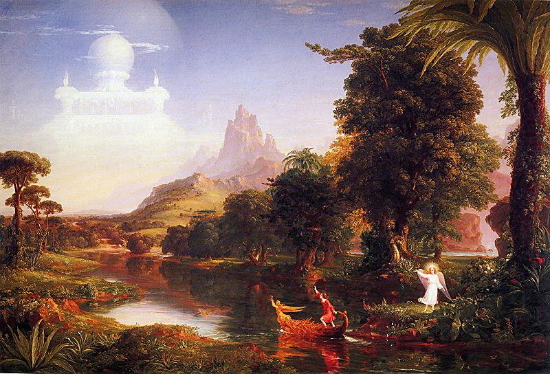 Thomas Cole The Voyage of Life Youth oil painting picture